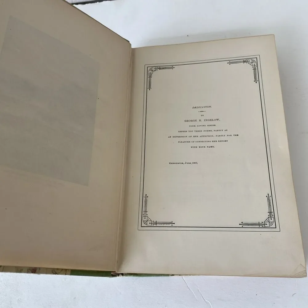 The Poetical Works Of Jean Ingelow 1894 1863 19th Century English Poetry Floral